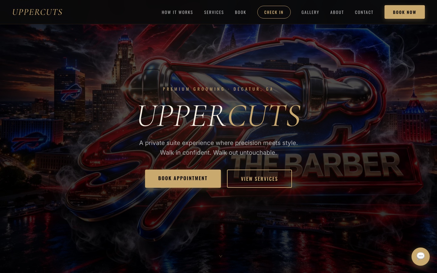 Uppercuts by Sly — The booking site